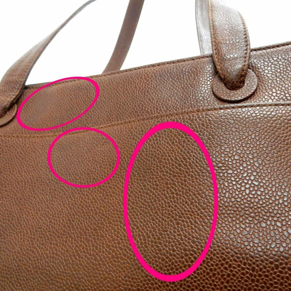Chanel Caviar Brown Skin Bag - Picture 8 of 14